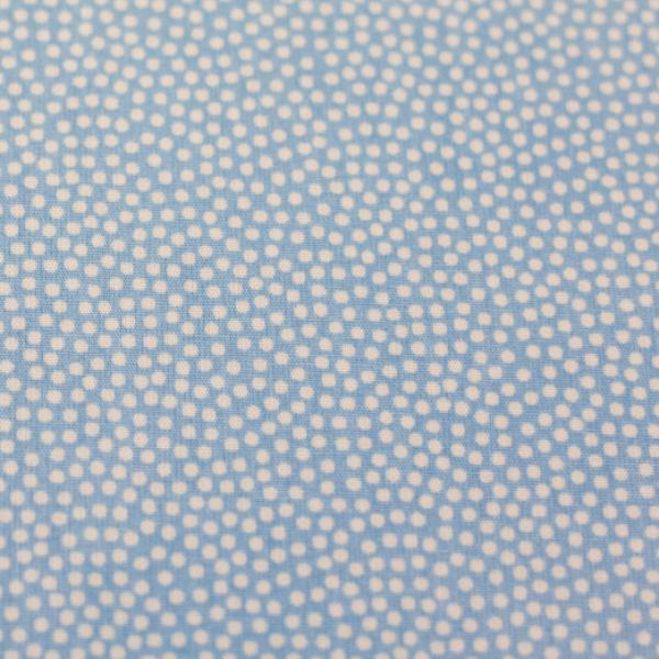 Baumwolle Dotty Hellblau/Weiß by Swafing